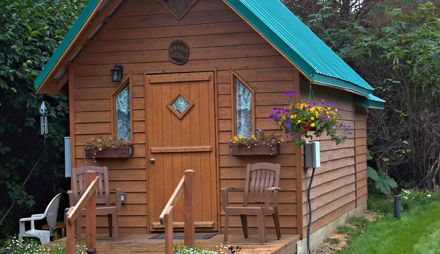 Tiny home shed